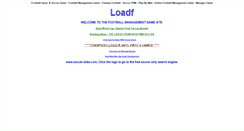 Desktop Screenshot of loadfootball.com